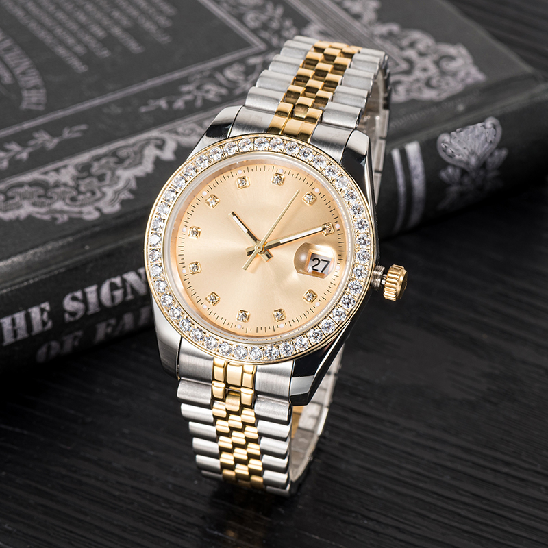 2023 Designer Watches 41mm 36mm movement Watch Automatic Mechanical Mens Bezel Stainless Steel Diamond Lady Waterproof Luminous Wrist mens watch