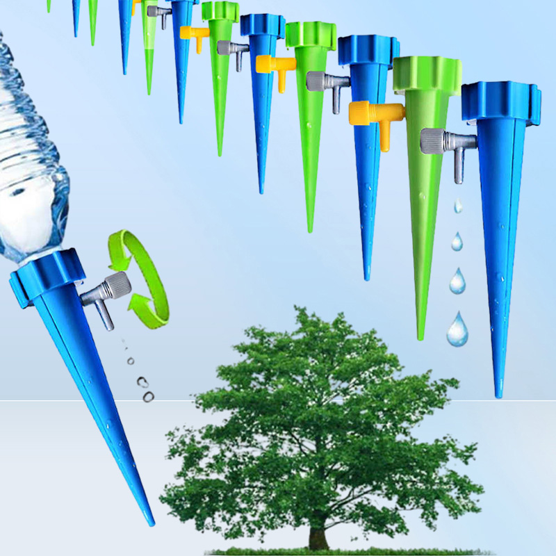 2436 Pcs Auto Drip Irrigation Watering System Self Watering Spikes Irrigation Watering Drip Devices Suitable for All Bottle 210617533830