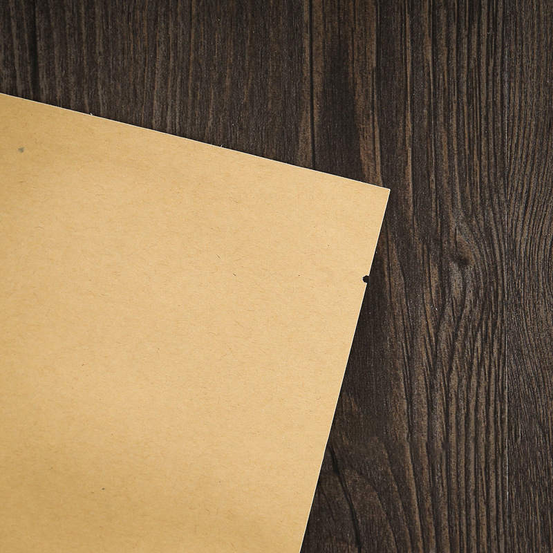 Fully Sealed Flat Kraft Paper Packaging Bags Aluminium Foil Pouch For Pet Food Cookies Sugar Snack Dry Herb Coffee Bean Tea Dried Fruit Nuts Kernels S