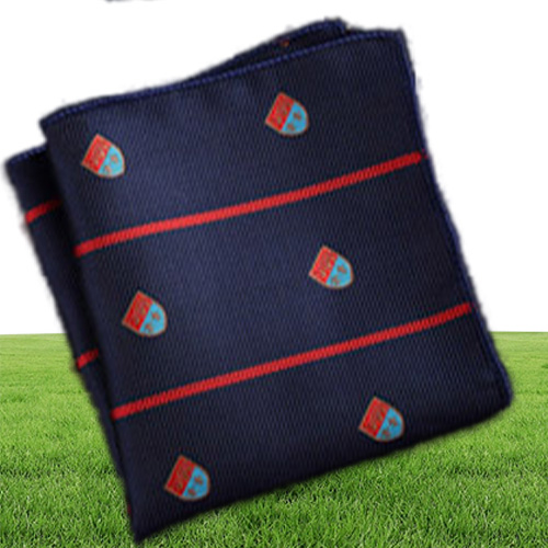 Luxury Men Handkerchief Polka Dot Striped Floral Printed Hankies Polyester Hanky Business Pocket Square Chest Towel 2323CM9933158