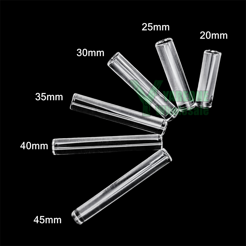 Clear Quartz Pillar Insert Terp Slurper Banger Accessory 20mm 25mm 30mm 35mm 40mm 45mm 6mm OD with Great Heat Retention Fit Dab Banger Nails YAREONE Wholesale