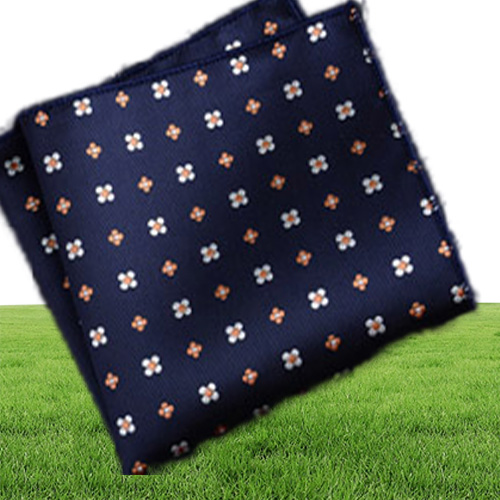 Luxury Men Handkerchief Polka Dot Striped Floral Printed Hankies Polyester Hanky Business Pocket Square Chest Towel 2323CM9933158