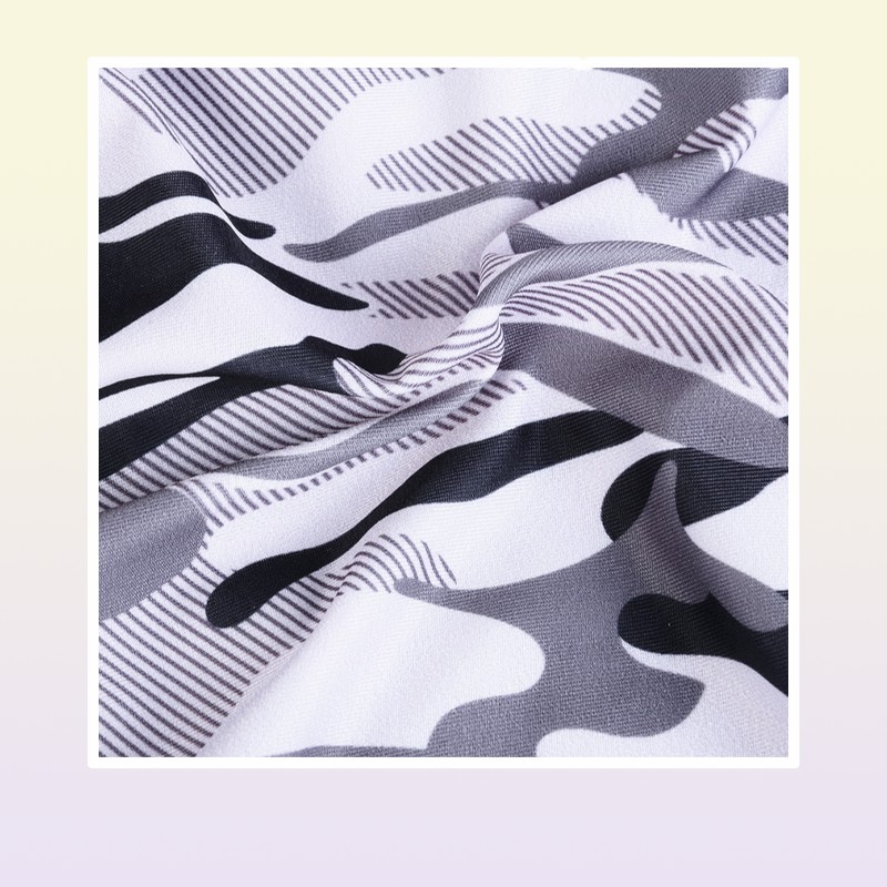 Fashion Beach Shorts For Men Swimshorts Men Board Short For Swimwear Camo Gray Print New Male Shorts Plus Size1