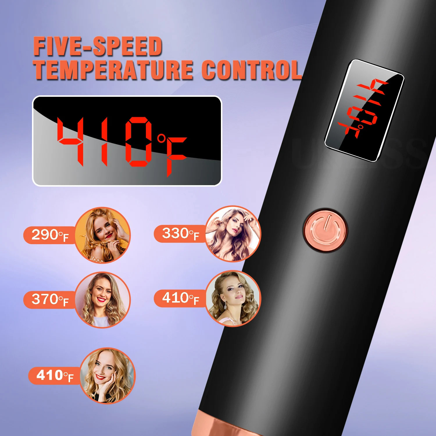 Professional 3 In 1 Fast Heat Curly Iron Tools Devices Speeds 410 F Multifunctional Hair Styling Appliances Brush For Women 240111