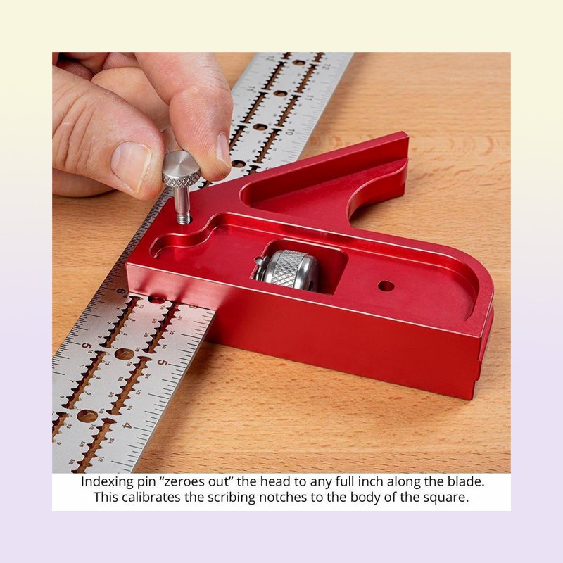 Professional Hand Tool Sets Scalable Ruler For Woodpecker One Time Ttype Hole Stainless Scribing Marking Line Gauge Carpenter Mea