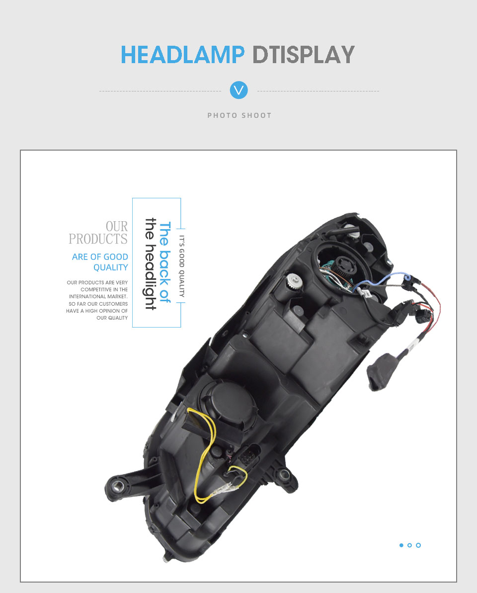 LED Headlight Assembly for VW Passat B7 Daytime Running Turn Signbal Head Light 2012-2015 High Beam Projector Lens