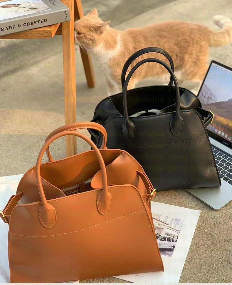 Margaux 15 10 Designer Tote Luxury Soft Suede Handbag Genuine Leather Park 17 Shoulder Bag NYC Minimalist Large Capacity Chic Travel Purse 2026