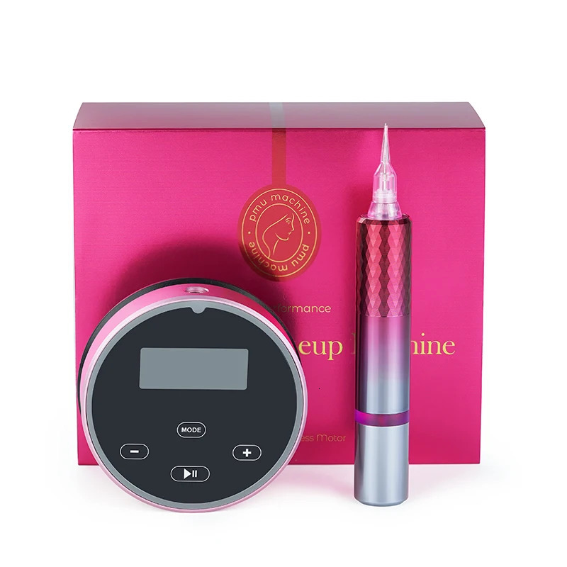 Biomaser / BMX P30 Dermografo Microblading Supply Body Art Permanent MakeUp Machine Long Hair Stroke PMU Tattoo Machine 240112