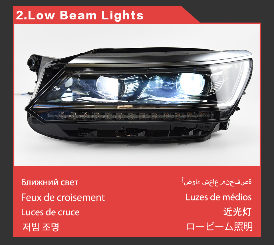 Car Headlight Assembly for VW Passat B8 LED Daytime Running Head Light 2016-2019 Turn Signal High Beam Lens