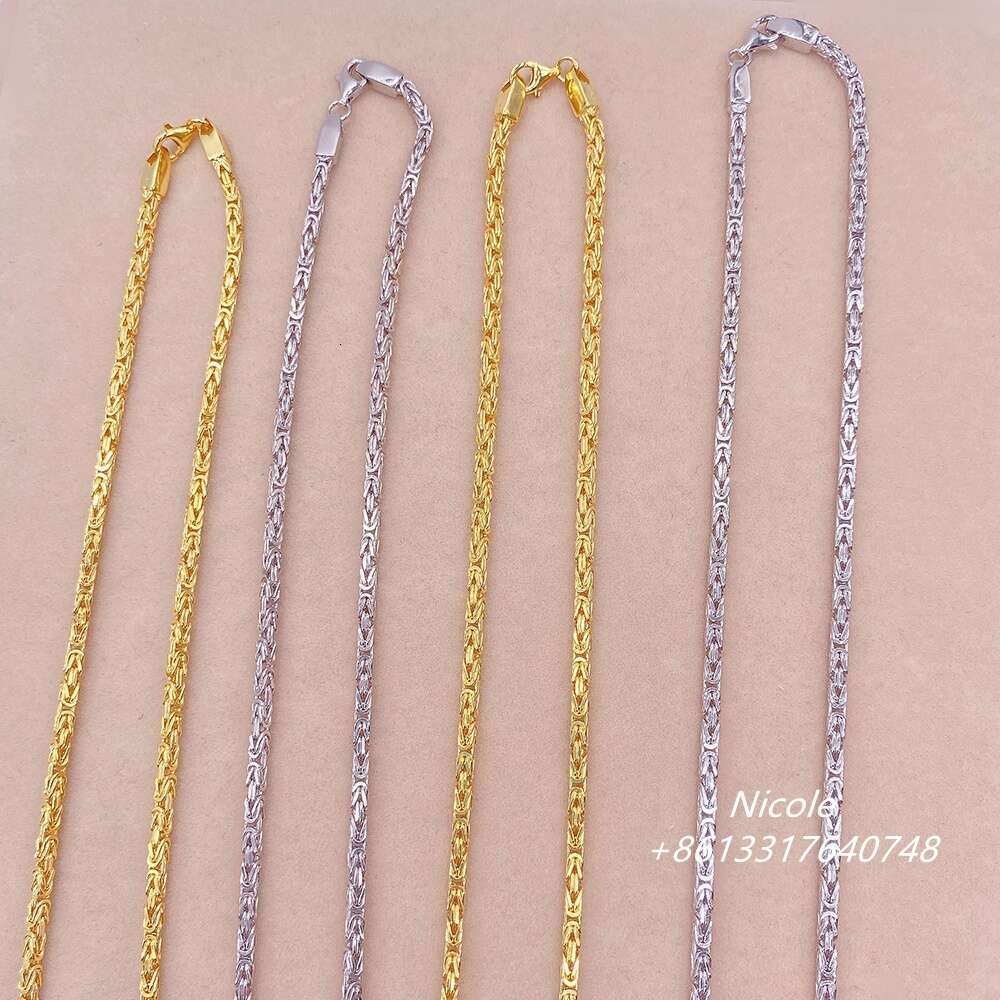 New Product Hip Hop Choker Necklace Pendant Rope Chain Silver Design for Men