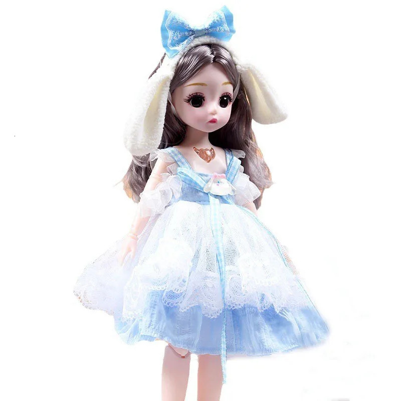 30cm 16 Girl Princess Doll Set 23 Joints Movable Bjd with Clothes Dress Dolls Girls Birthday Gift Toys 240111
