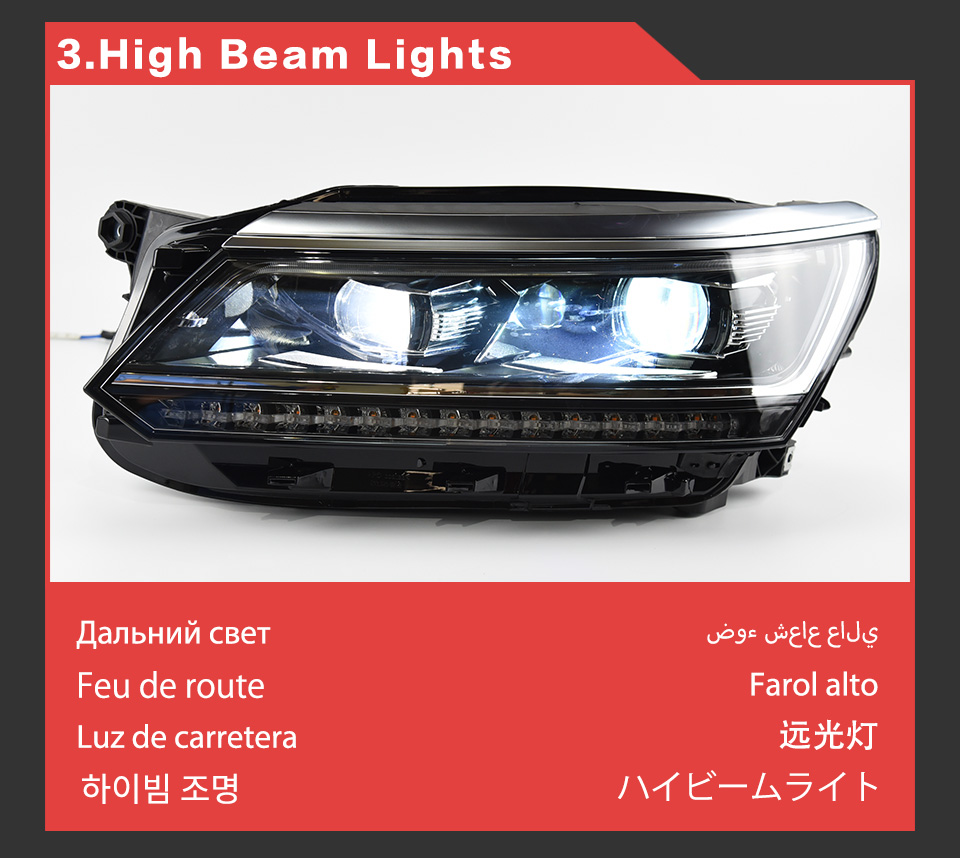 Car Headlight Assembly for VW Passat B8 LED Daytime Running Head Light 2016-2019 Turn Signal High Beam Lens