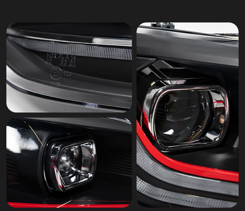 Car Headlight Assembly for VW Polo LED Daytime Running Turn Signal Light 2009-2022 High Beam Head Lamp