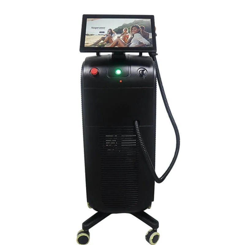 New Painless 808 Diode Laser Hair Removal Machine 2000W High Power Ice Platinum 3 Wavelength 755 808 1064