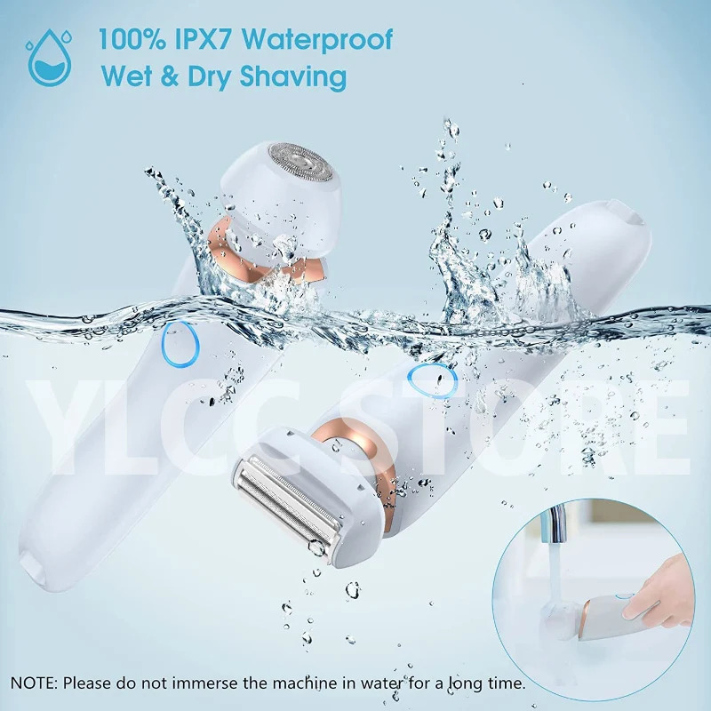 Electric Razors for Women 2 In 1 Bikini Trimmer Face Shavers Hair Removal for Underarms Legs Ladies Body Trimmer IPX7 Waterproof 240112