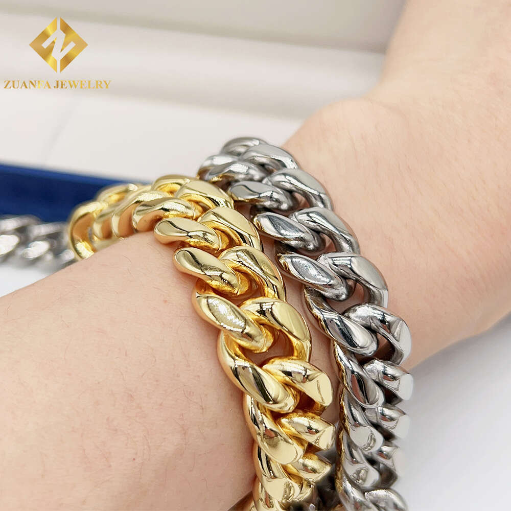 Wholesale Cheap Price Stainless Steel Jewelry 925 Sterling Silver Moissanite Box Lock Stainless Steel Necklaces Chain for Men