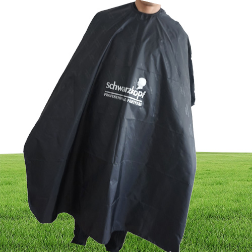 Popular Salon Barber Cape In XL Size Professional Black Mens Head Hair Cutting Cape Gown For Hair Perming Coloring