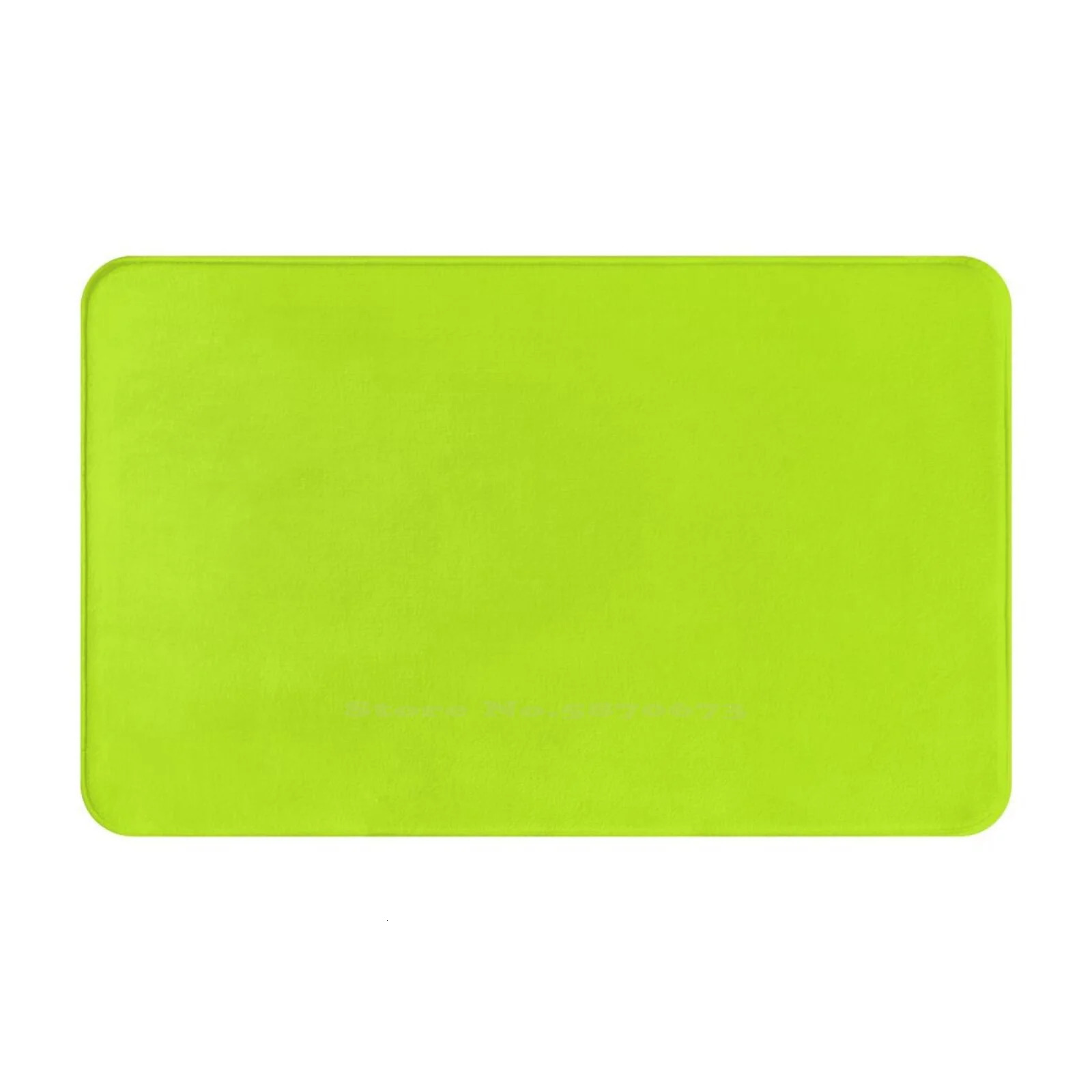 Lime Green Door Mat Foot Pad Home Rug Lime Green Forest Tree Wedding Citrus I Do Favor Bright 240111