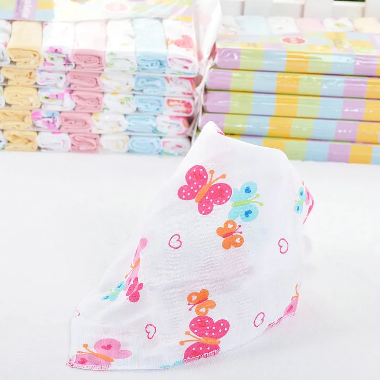 8PC LOT Baby Handcraf Towels Kerchief Towel Cotton Handkerchief ZZ