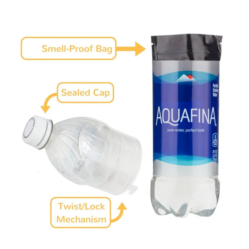 Diversion Water Bottle Safe Stash Can Hidden Security Container Box Hidden Security Box Plastic Stash Jars Safe Organization 240111