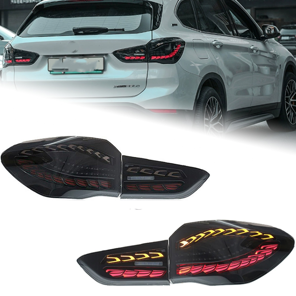 LED Styling Taillight For BMW X1 F48 F49 20 17-20 21 Rear Lamp DRL Dynamic Signal Reverse Dragon Scale Tail Light