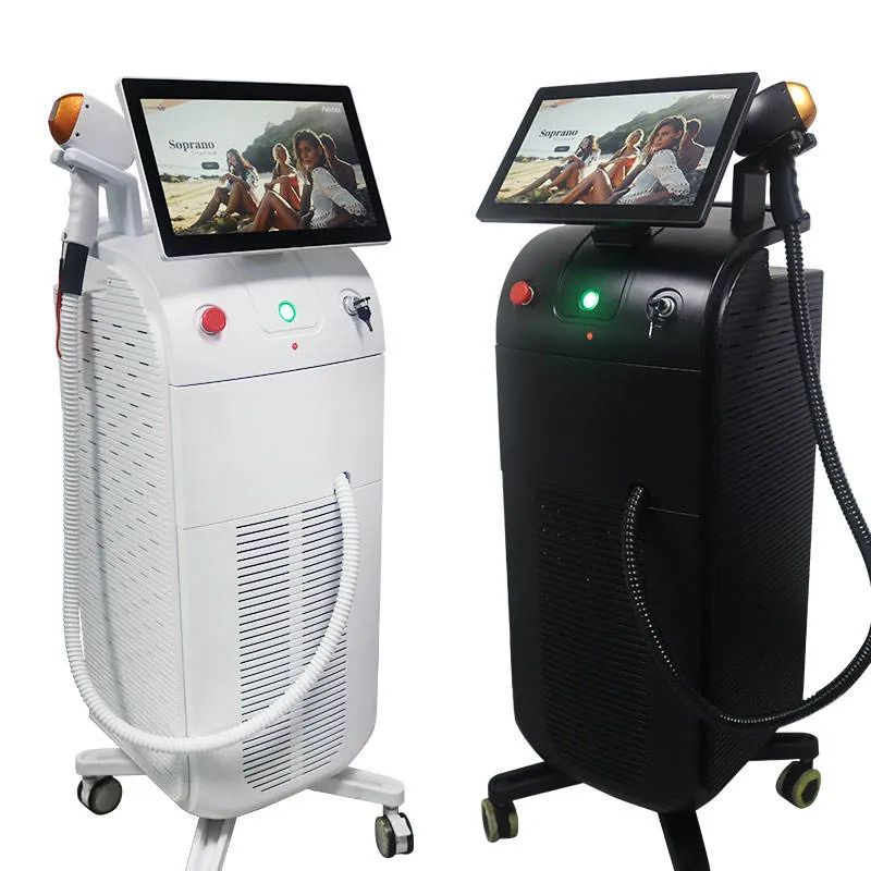 New Painless 808 Diode Laser Hair Removal Machine 2000W High Power Ice Platinum 3 Wavelength 755 808 1064