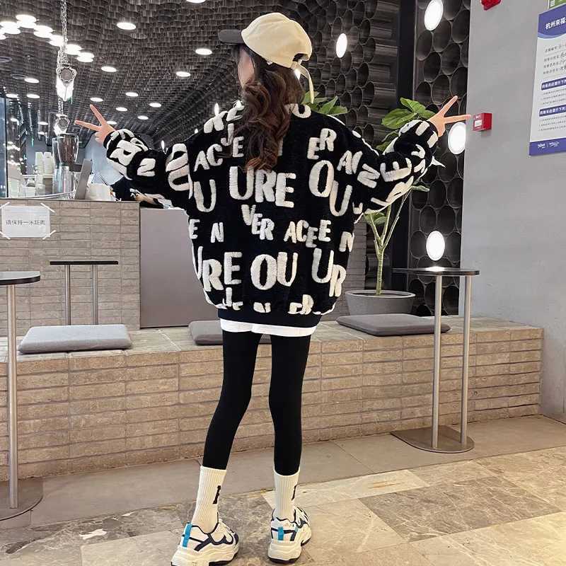 Pullover Children's Sweatshirts Autumn Winter New Arrivals Kids Clothes Toddler Casual Sport Tops Teen Clothes Girls Pullover SweatshirtL2401