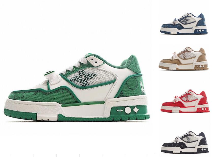 Kids Shoes Designer Virgil Trainers Sneakers Youth Leather Lace Up Platform Sole Sneaker Yellow White Black Baby Boys Girls Grade School Luxury Velvet Sue