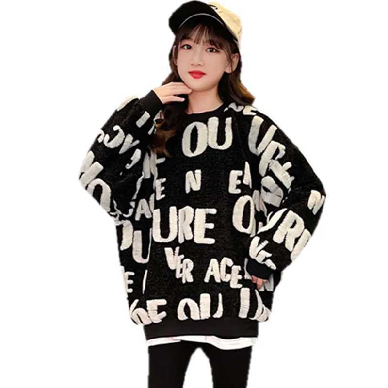 Pullover Children's Sweatshirts Autumn Winter New Arrivals Kids Clothes Toddler Casual Sport Tops Teen Clothes Girls Pullover SweatshirtL2401