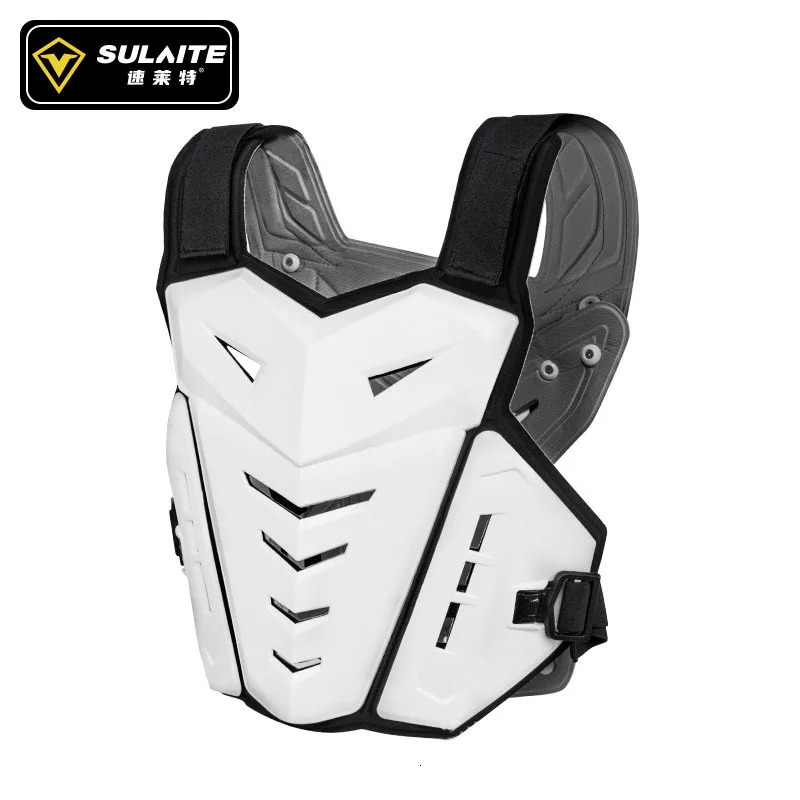 SULAITE Motocross Body Armor Motorcycle Jacket Motocross Moto Vest Back Chest Protector Off-Road Dirt Bike Protective Gear 240112