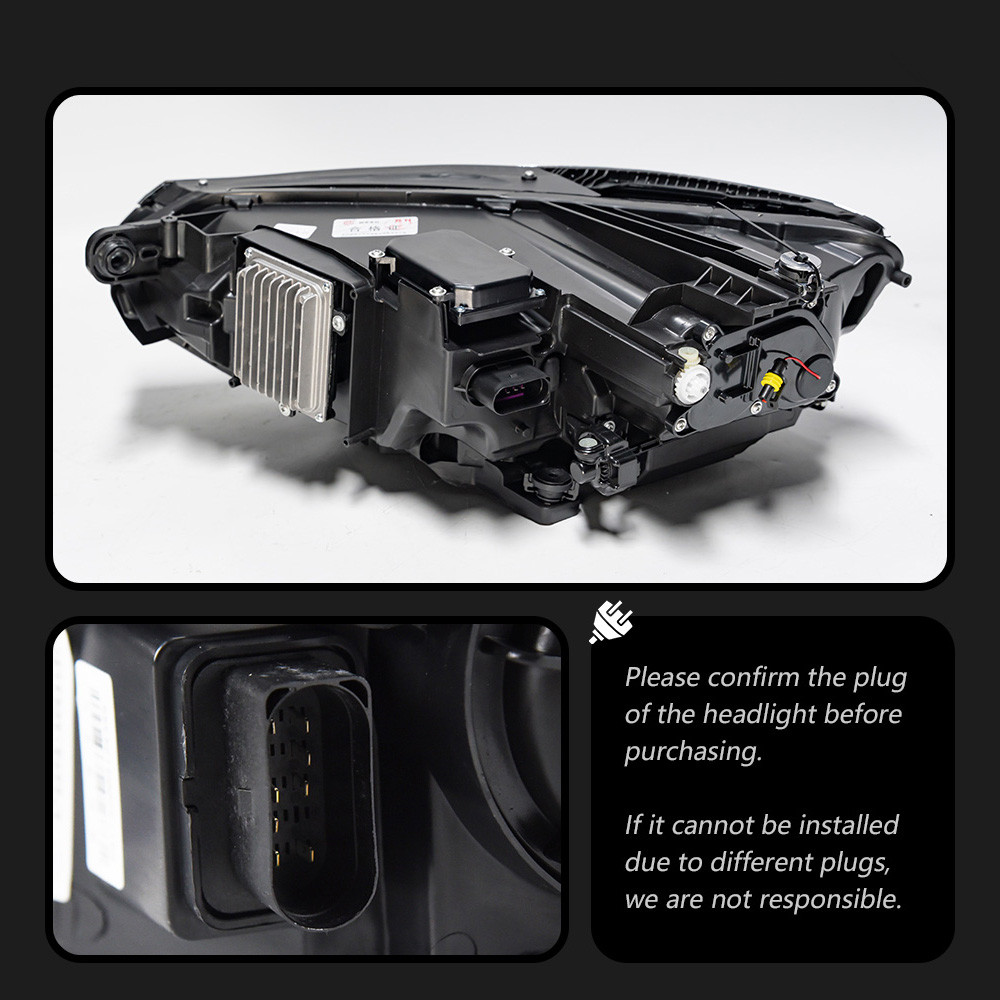 LED Headlight Assembly for VW Passat B8 LED Daytime Running Head Light 2016-2019 Turn Signal High Beam Lens
