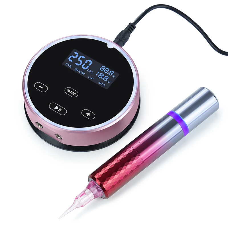 Biomaser / BMX P30 Dermografo Microblading Supply Body Art Permanent MakeUp Machine Long Hair Stroke PMU Tattoo Machine 240112