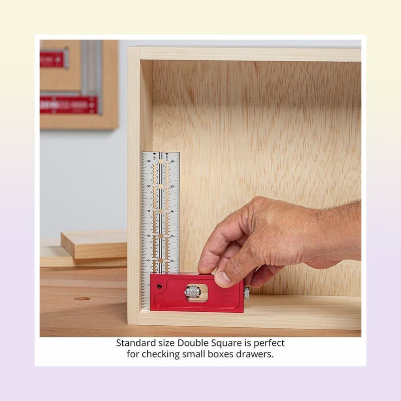Professional Hand Tool Sets Scalable Ruler For Woodpecker One Time Ttype Hole Stainless Scribing Marking Line Gauge Carpenter Mea