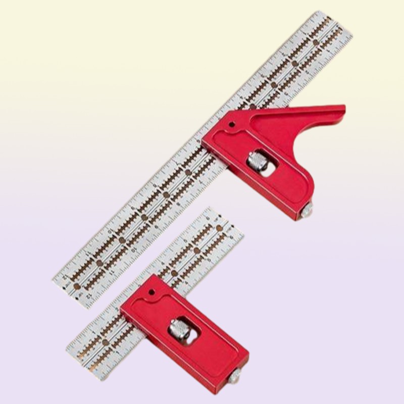 Professional Hand Tool Sets Scalable Ruler For Woodpecker One Time Ttype Hole Stainless Scribing Marking Line Gauge Carpenter Mea