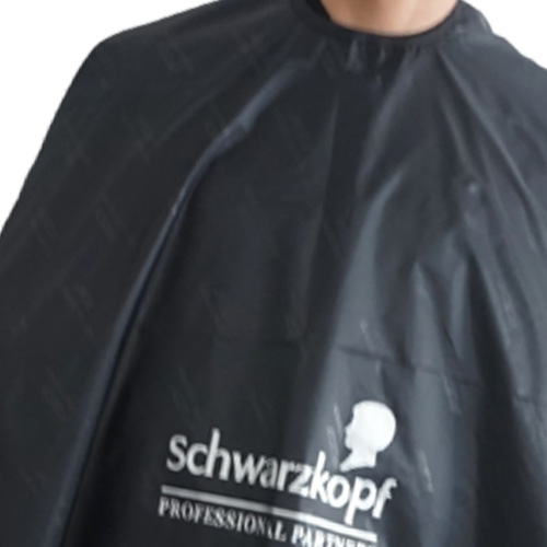 Popular Salon Barber Cape In XL Size Professional Black Mens Head Hair Cutting Cape Gown For Hair Perming Coloring