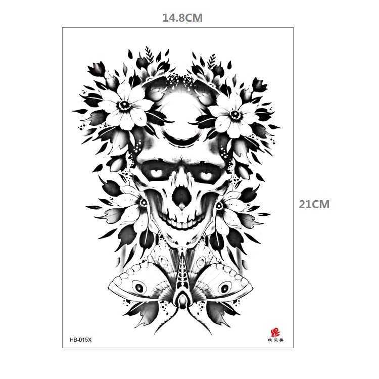 Animal Pattern Tattoo Sticker Tiger Lion Leopard Half Arm HB Emmy Water Transfer Set Simulation