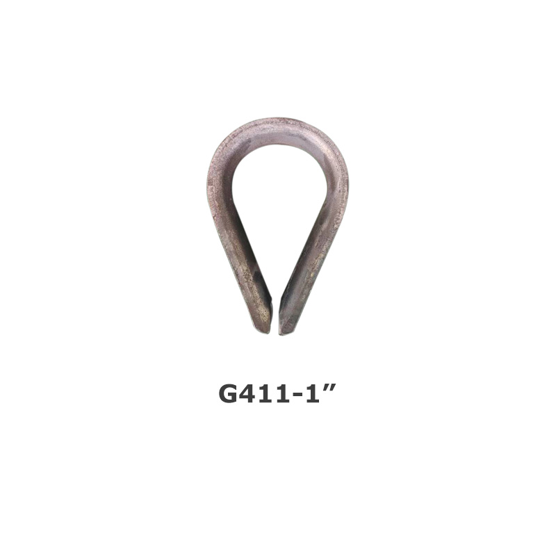 Rigging manufacturers produce and wholesale supply American heavy-duty steel wire rope thimble G-411