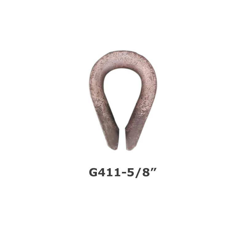 Rigging manufacturers produce and wholesale supply American heavy-duty steel wire rope thimble G-411