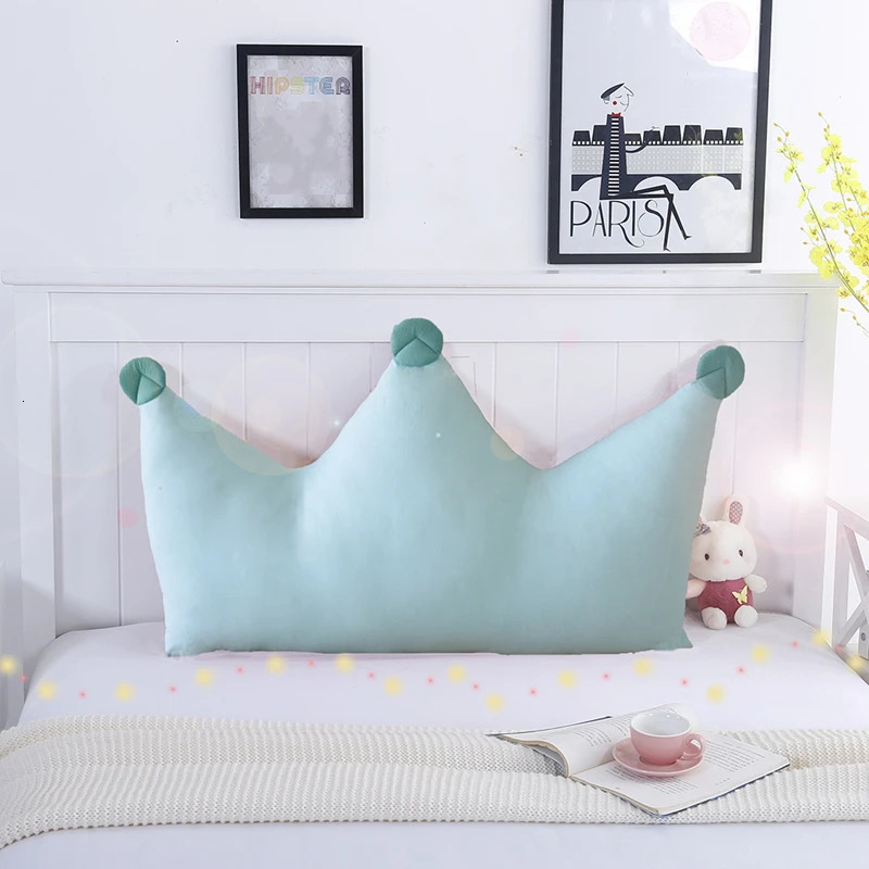 High-quality Cotton Bedside Cushion Crib Bumper Simple Cute Style Soft Large Pillow Removable Washable Sofa Back Cushion Bedding 240112