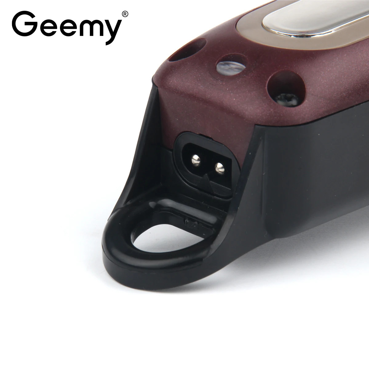 Original Geemy Professional Cordless Hair Clipper Rechargeable Beard Hair Trimmer For Men Electric Haircut Magic Blade 240112