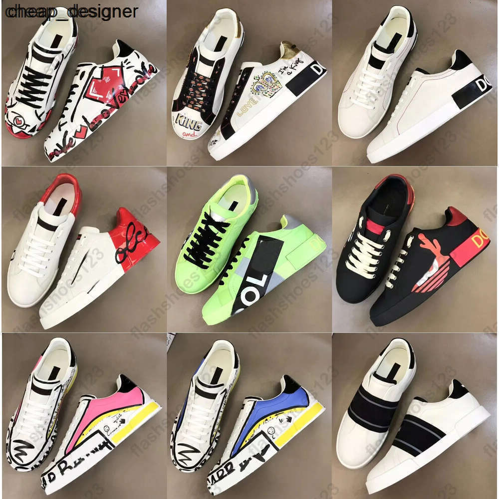 152024 new designer portofino dg and s sneakers luxury leather calfskin shoes nappa comfort outdoor trainers mens casual walking s3 dolce gabannas e dg gabbanas MIDU