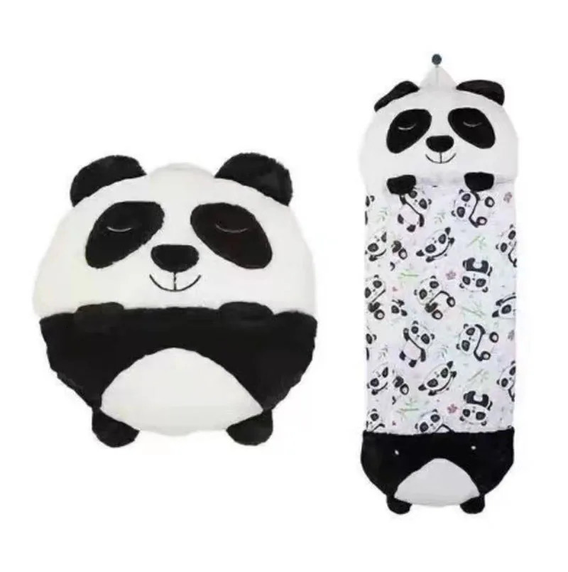 Kids Cartoon Sleeping Bags Children's Animal Sleep Sack Plush Doll Pillow Lazy Sleepsacks for Boys Girls Birthday Christma Gift 240112