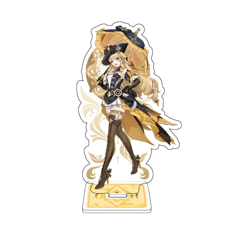 Navia Fontaine Furina Neuvillette Wriothesley Focalors Lyney Kaveh Alhaitham Gift Box Include Keychain Plush Doll Sticker Stand 240112