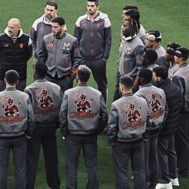 Cotton Embroidered Thick American Veste De Homme Jackets Heavy Baseball Jersey Industries Coat Men's And Women's Jacket 240113