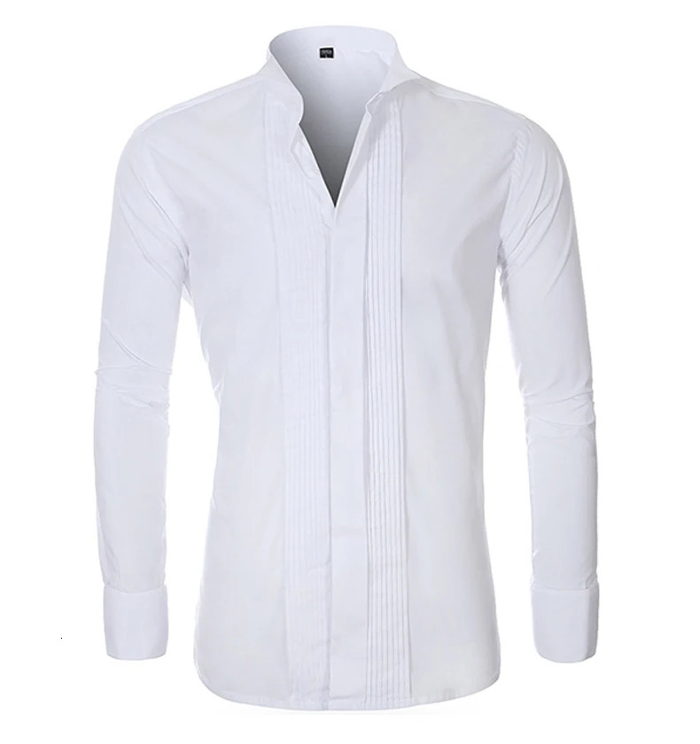 Fashion Groom Tuxedos Shirts Man Groomsmen White Black Red Men Wedding Shirts Formal Occasion Men Shirts Wingtip Collar 240112