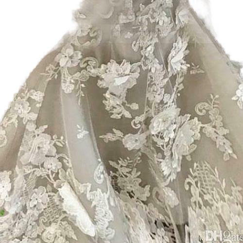 Vintage 3D Flowers Mermaid Wedding Dresses With Detachable Train Luxury Long Sleeves Lace Appliques Plus Size Plus Size Afric