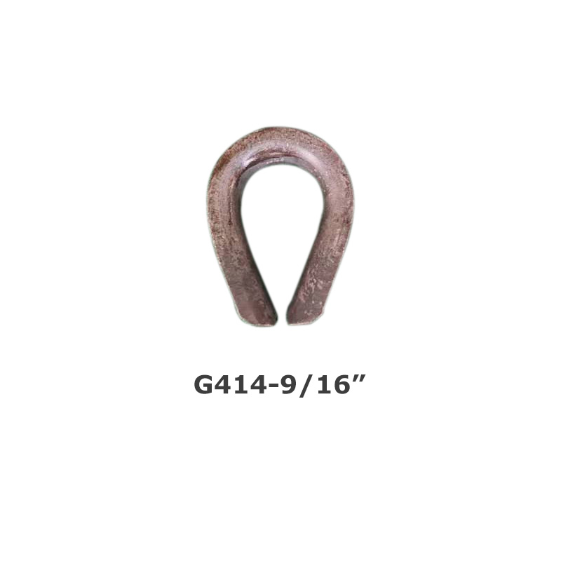 Batch production of American G414 steel wire rope thimble