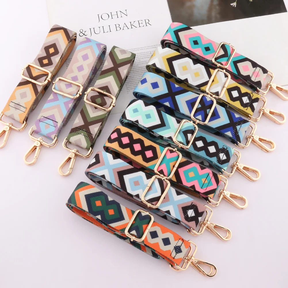 Wide Strap for Bags Women Accessories Nylon strap adjustable Webbing Shoulder strap Cross Body Messenger Nylon Bag Strap 240112