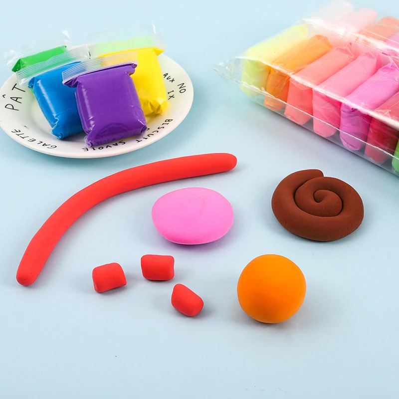 36 Colors Air Dry Plasticine Modeling Clay Educational 5D Toy For Children Gift Play Dough Light Playdough Slimes Kids Polymer 240112