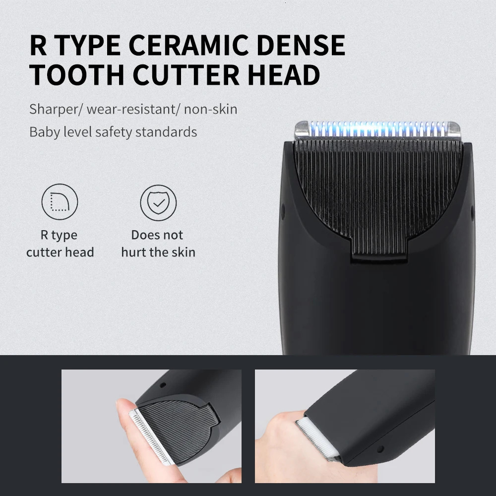 Professional Hair Clipper Rechargeable Beard Trimmer Hair Cutting Machine Electric Shaver For Body Hair Shaving Safety Razor 240112